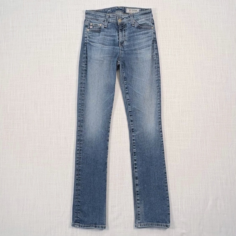 AG Mari High Rise Straight Jeans 25R Premium Denim Quiet Luxury 90s Capsule